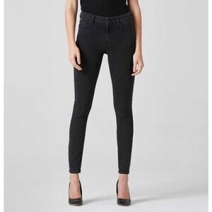 Womens Old Navy Super Skinny Mid Rise Black Jack Rinse Jeans - Sz 8